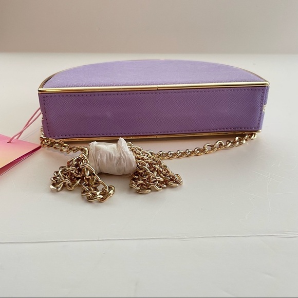 Stoney Clover Lane Target Rainbow crossbody purse bag good tone chain - Picture 6 of 9